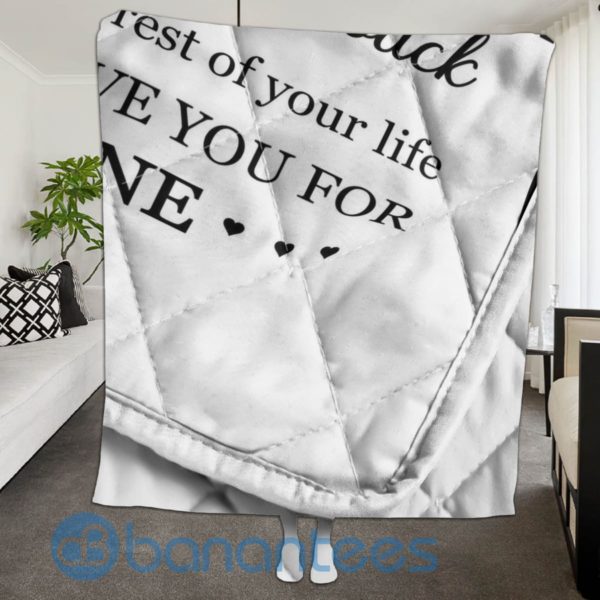 To My Grandson Never Forget That I Love You Dinosaur Quilt Blanket Quilt Product Photo