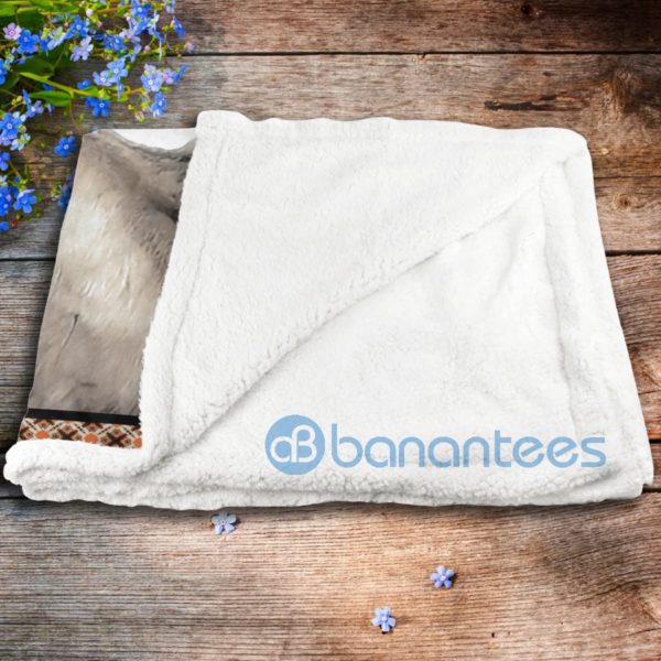 To My Grandson Never That Forget I Love You Wolf Sherpa Blanket Product Photo