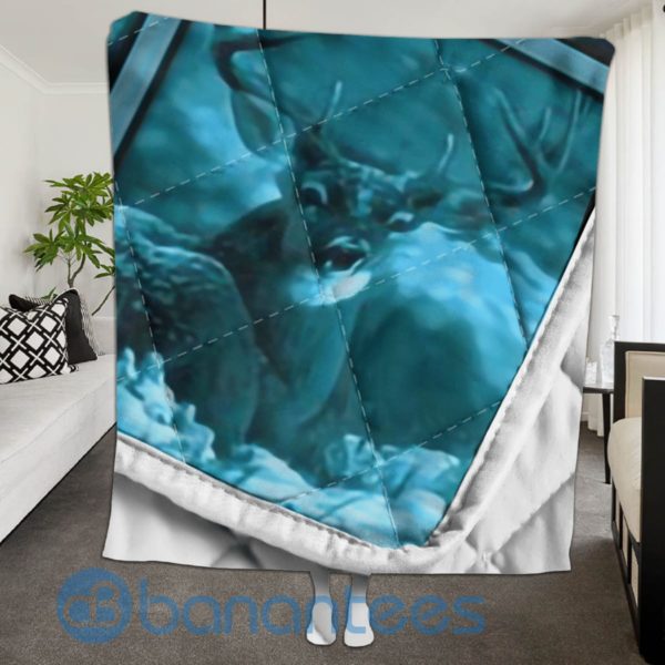 To My Husband Deer Hunter Quilt Blanket Quilt Product Photo