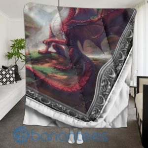 To My Husband Dragon Lover Quilt Blanket Quilt Product Photo