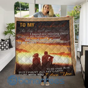 To My Husband From Your Wife I Love You Quilt Blanket Quilt Product Photo