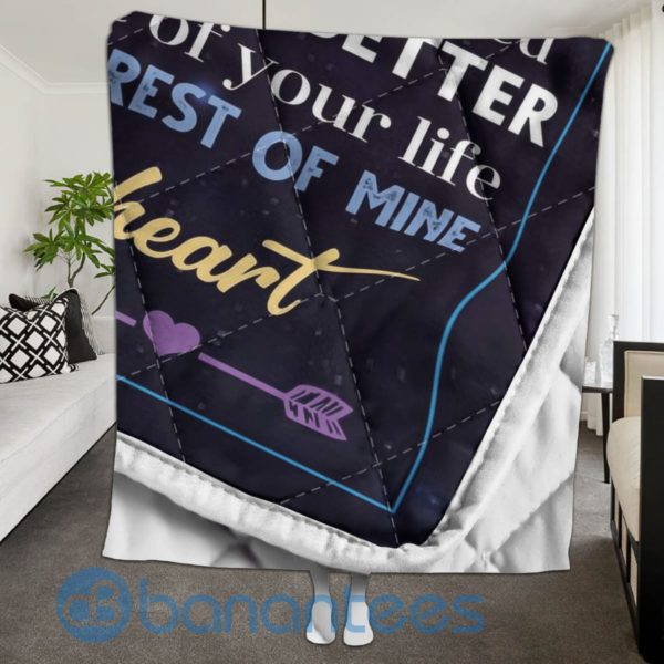 To My Husband Thank You For Your Kindness Whale Quilt Blanket Quilt Product Photo
