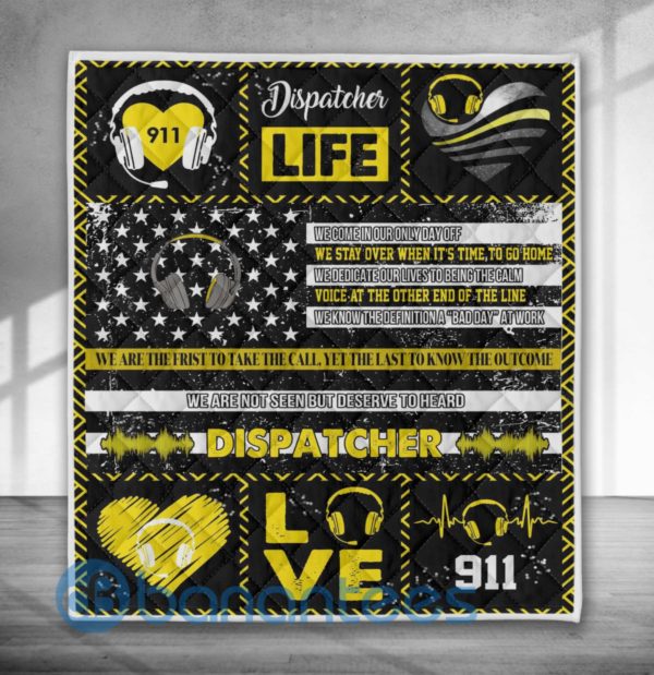 To My Life Dispatcher Quilt Blanket Quilt Product Photo
