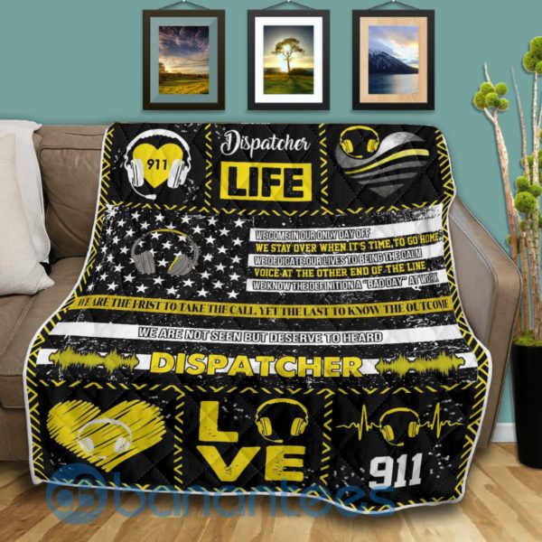 To My Life Dispatcher Quilt Blanket Quilt Product Photo
