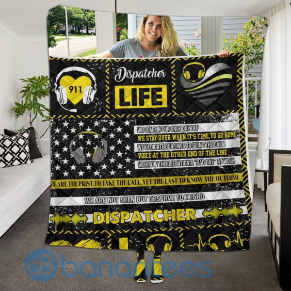 To My Life Dispatcher Quilt Blanket Quilt Product Photo