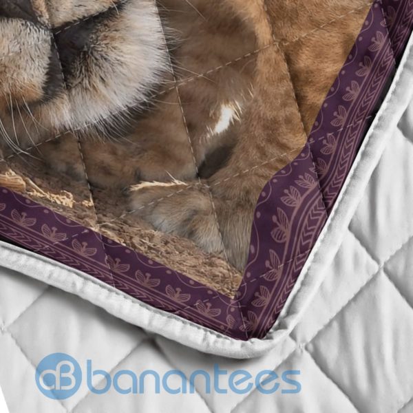 To My Loving Mom I Love You Lion Blanket Quilt Product Photo