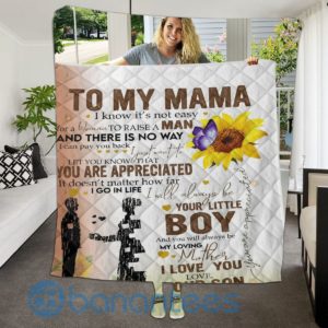 To My Mama Quilt Blanket Quilt Product Photo