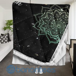 To My Mom Everything I Am You Helped Me To Be Sunflower Quilt Blanket Product Photo