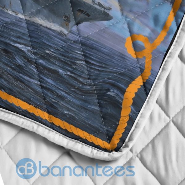 To My Mom For All the Times That I Forgot To Thank You Navy Quilt Blanket Product Photo