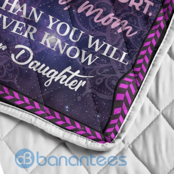 To My Mom From Daughter I Am Forever Grateful Butterfly Blanket Quilt Product Photo