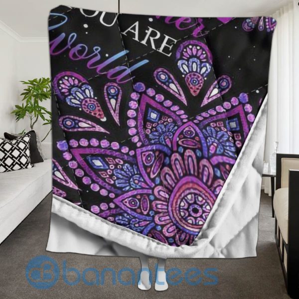 To My Mom From Daughter, Butterfly, You Are My Sunshine Quilt Blanket Quilt Product Photo