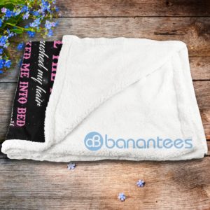 To My Mom I Love You For All The Times Butterfly Sherpa Blanket Product Photo