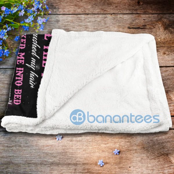 To My Mom I Love You For All The Times Butterfly Sherpa Blanket Product Photo
