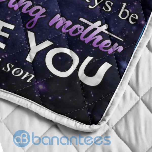 To My Mom I Will Always Be Your Little Boy Blanket Quilt Product Photo