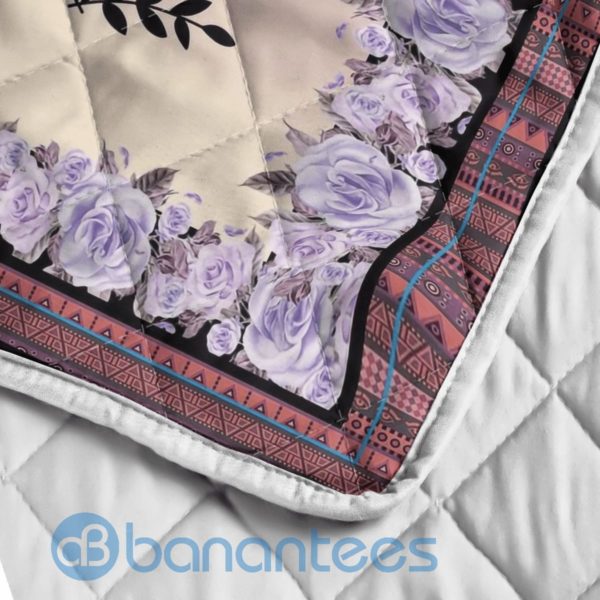 To My Mom Not Easy For A Woman To Raise A Child Design Quilt Blanket Product Photo