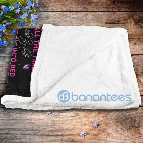 To My Mom You Are The World Beautiful Butterflies And Flowers Sherpa Blanket Product Photo