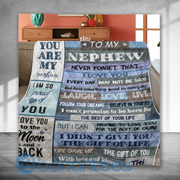 To My Nephew Never Forget That Quilt Blanket Product Photo