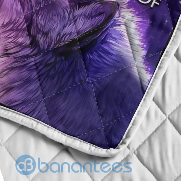 To My Niece Love You For The Rest Of Mine Love, Aunt Wolf Quilt Blanket Product Photo