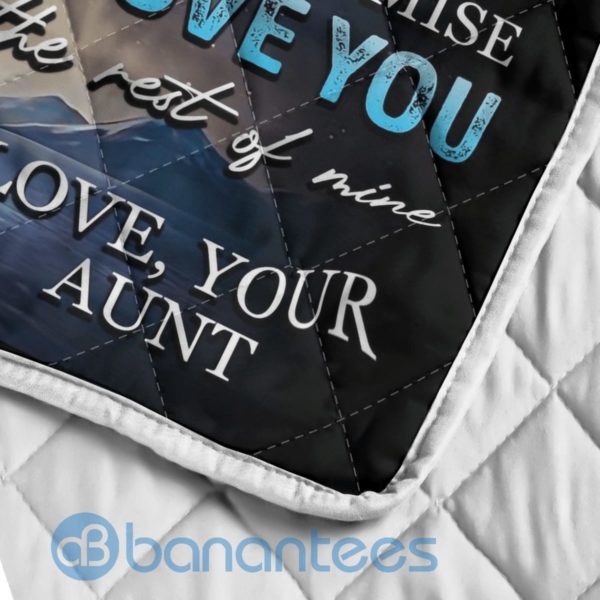 To My Niece Never Forget How Much I Love You Lion Quilt Blanket Product Photo