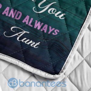 To My Niece Once Upon A Time There Was A Little Girl Elephant Quilt Blanket Product Photo