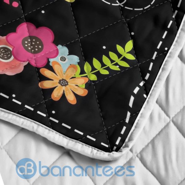 To My Sister Thank You For Always Being My Rock Blanket Quilt Product Photo