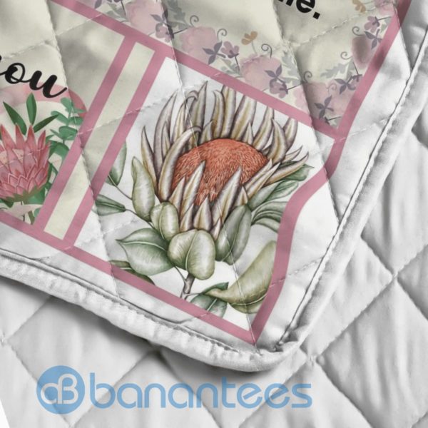 To My Sister We're Family Quilt Blanket Product Photo
