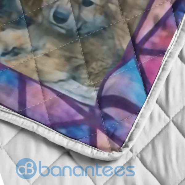 To My Son Alway Be My Little Boy Wolf Quilt Blanket Product Photo