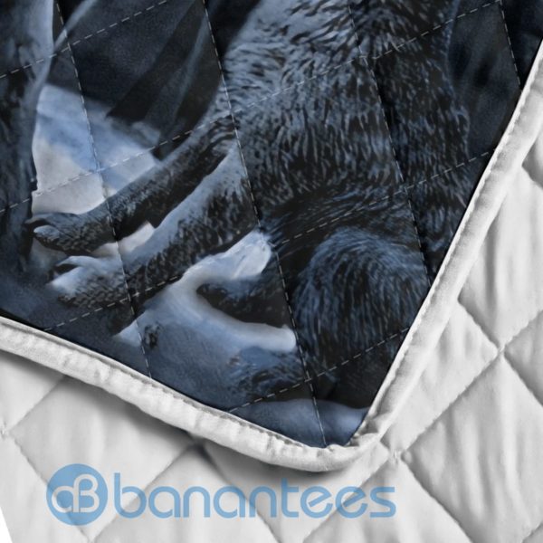 To My Son I Love You Black Wolf Quilt Blanket Product Photo