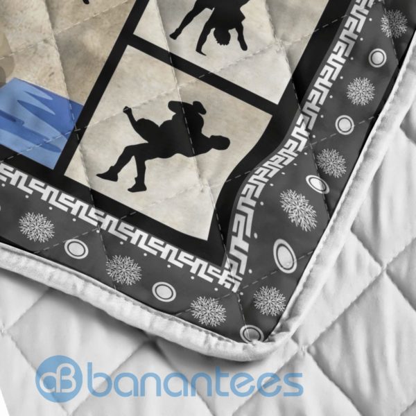 To My Son I Want You To Believe Deep In Your Heart Wrestling Quilt Blanket Product Photo