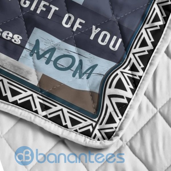 To My Son Letter Gift From Mom Love You Quilt Blanket Product Photo