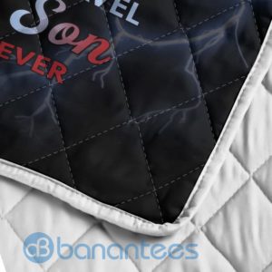 To My Son Lion And Wolf Quilt Blanket Product Photo