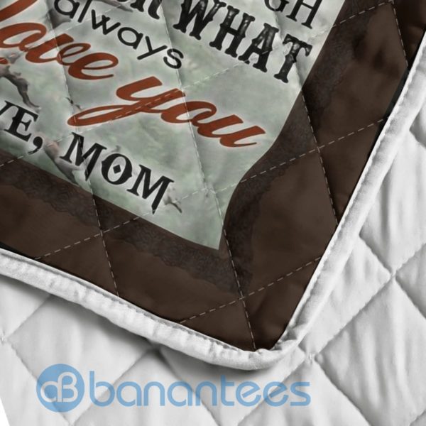 To My Son Never Feel That You Are Alone Eagle Quilt Blanket Product Photo
