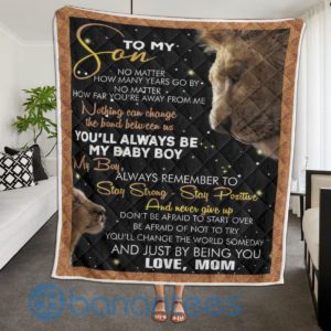 To My Son Never Forget That I Love Lion Quilt Blanket Product Photo