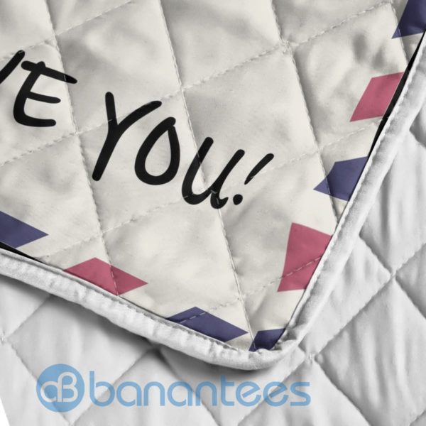 To My UnBiological Sisster Airmail Quilt Blanket Product Photo