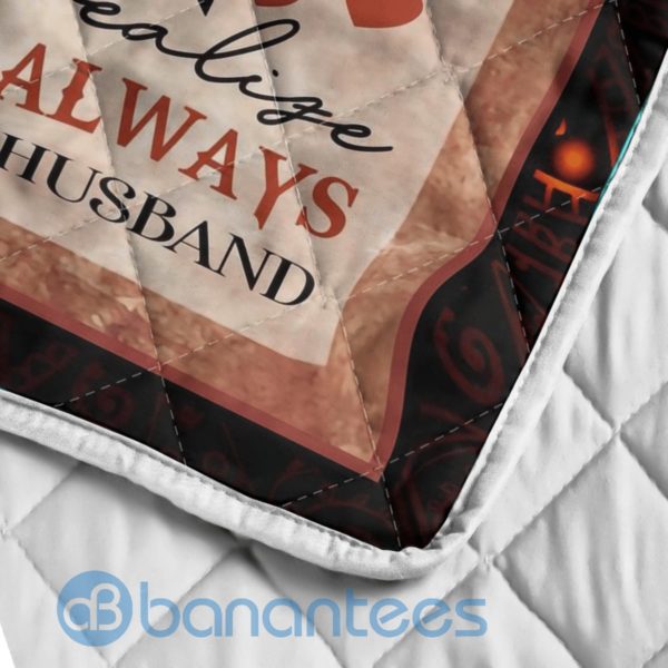 To My Wife But I Know That Every Second Quilt Blanket Product Photo