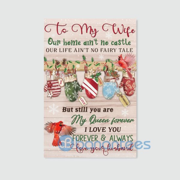 To My Wife Christmas Gifts For Couples Wall Art Canvas Product Photo