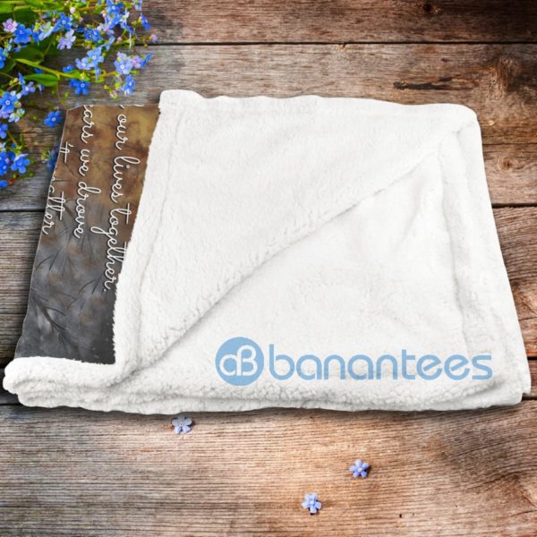 To My Wife Day And Night Sherpa Blanket Product Photo
