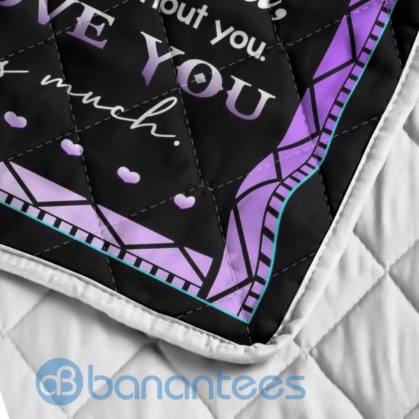 To My Wife Enough Quilt Blanket Product Photo