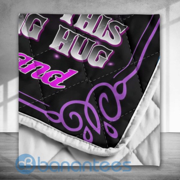 To My Wife Forever And Alway Wrap Yourrself Quilt Blanket Product Photo