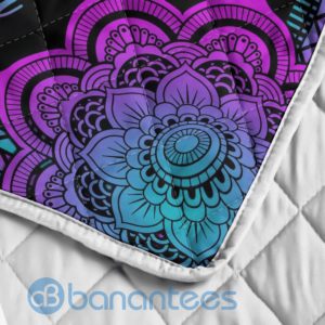 To My Wife God Blessed the Broken Road That Lead Me Straight to You Quilt Blanket Product Photo
