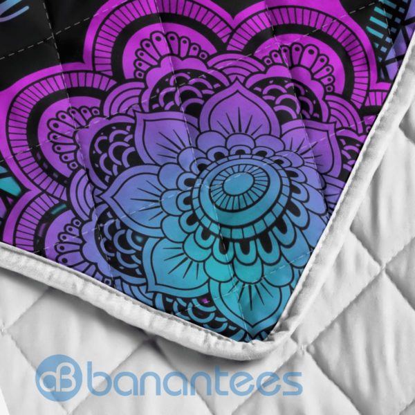 To My Wife God Blessed the Broken Road That Lead Me Straight to You Quilt Blanket Product Photo