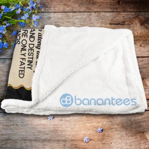 To My Wife I Do Believe In Fate And Destiny Sherpa Blanket Product Photo