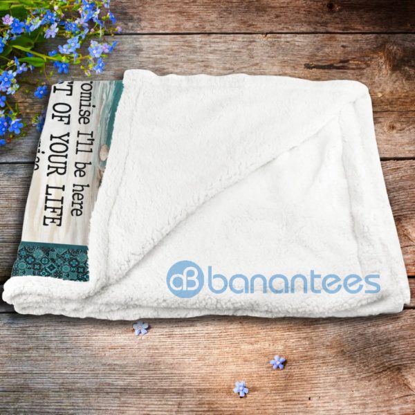To My Wife I Love You Beach Sherpa Blanket Product Photo