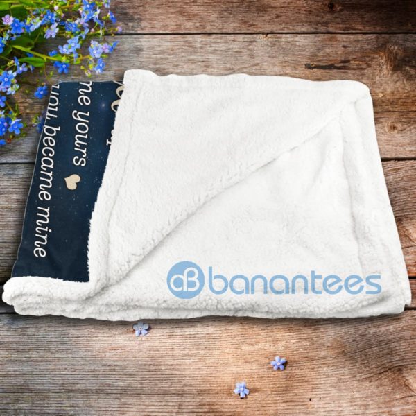 To My Wife I Love You Dolphin Sherpa Blanket Product Photo