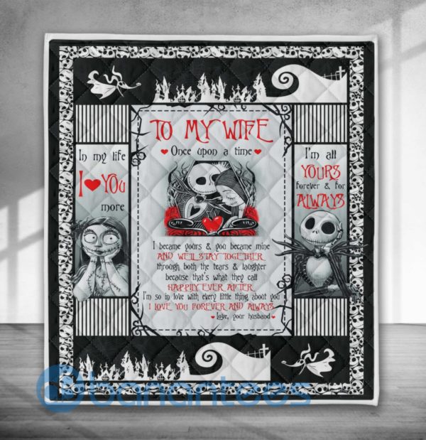 To My Wife You Special Design Quilt Blanket Product Photo