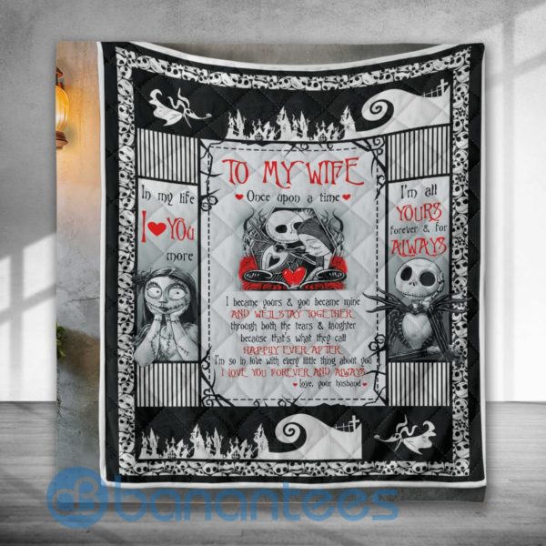To My Wife You Special Design Quilt Blanket Product Photo