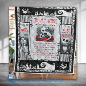 To My Wife You Special Design Quilt Blanket Product Photo