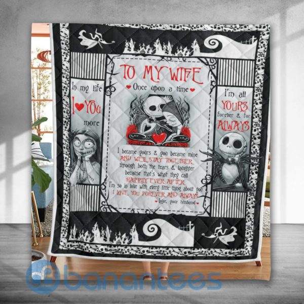 To My Wife You Special Design Quilt Blanket Product Photo