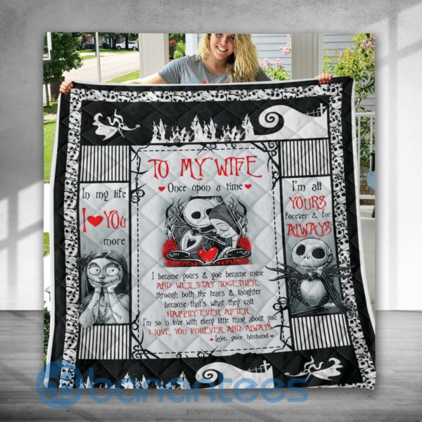 To My Wife You Special Design Quilt Blanket Product Photo