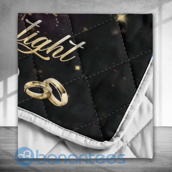 To My Wwife Love Your Husband Special Design Quilt Blanket Product Photo